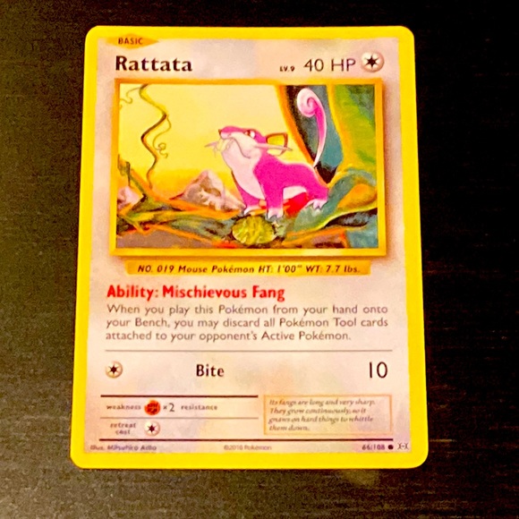 Pokemon | Toys | Rattata Pokmon Card It Is In Great Condition | Poshmark